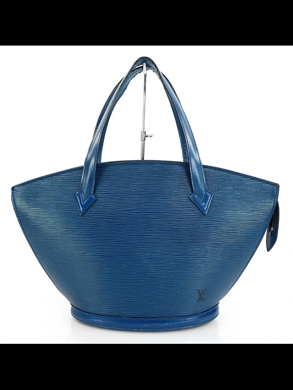 Louis Vuitton Blue Epi Leather Handbag